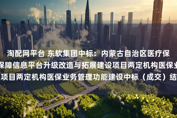 淘配网平台 东软集团中标：内蒙古自治区医疗保障局内蒙古自治区医疗保障信息平台升级改造与拓展建设项目两定机构医保业务管理功能建设中标（成交）结果公告