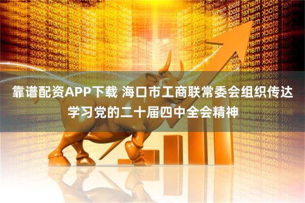 靠谱配资APP下载 海口市工商联常委会组织传达学习党的二十届四中全会精神